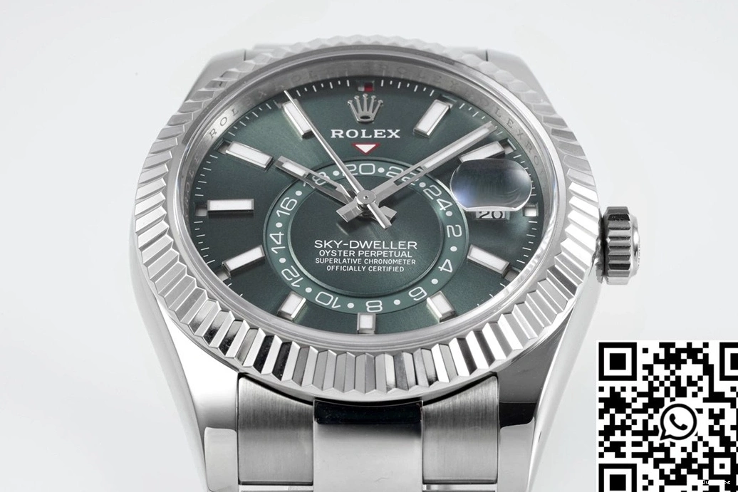 Factory Dial ZF Rolex M336934-0001 DWELLER SKY Green 0113